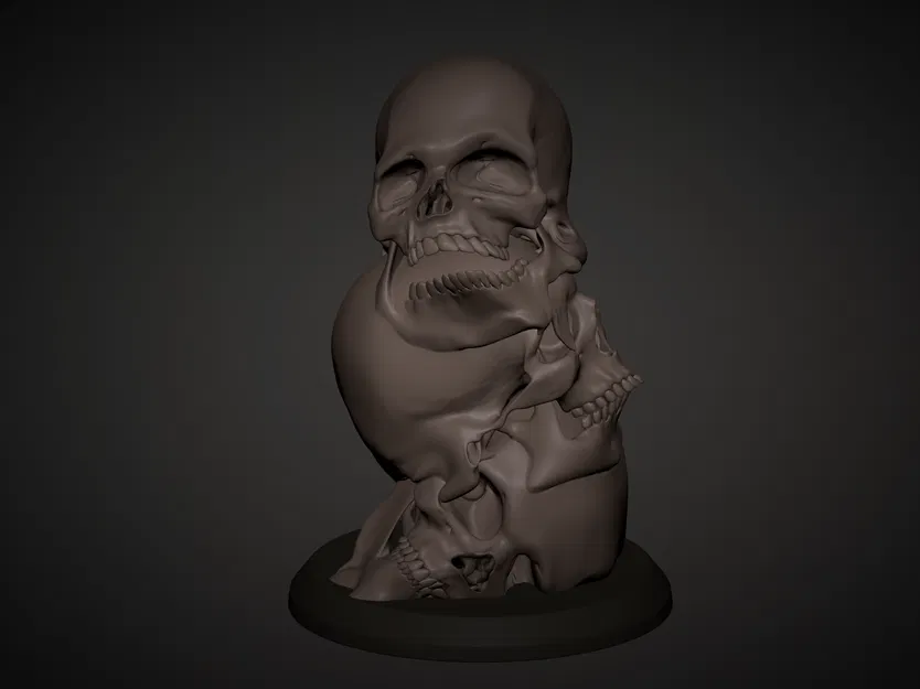 Eternal Echo – Tác phẩm điêu khắc hộp sọ tan chảy - Image 4