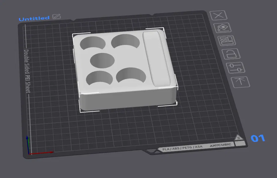 Khay Đựng Dụng Cụ Kiểm Tra Nước 3D (Test Station Holder) - Image 1