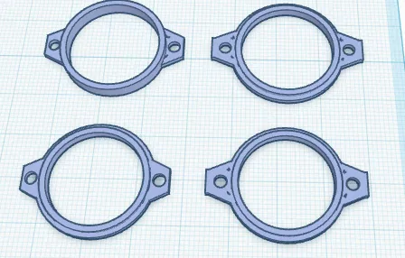 Vành che ổ khóa pin xe đạp điện (Bezel cho ebike) - Mẫu in 3D hữu ích - Image 1