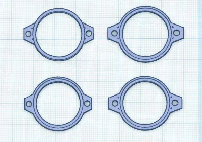 Vành che ổ khóa pin xe đạp điện (Bezel cho ebike) - Mẫu in 3D hữu ích - Image 2