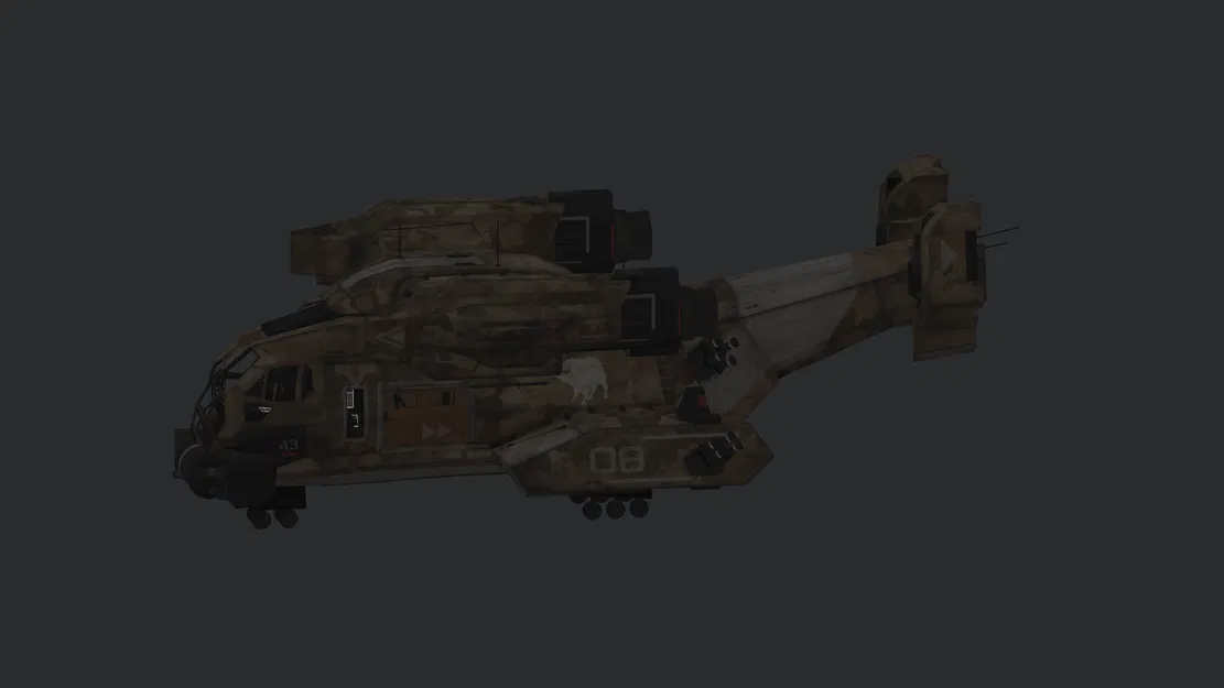 Mô hình VTOL Vận tải Tùy chỉnh (RazorBack) - Image 1