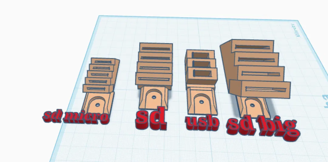 Bộ giá treo thẻ nhớ SD và USB tiện lợi cho máy in 3D Core One - Image 1