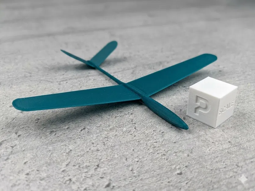 Mô hình máy bay Tiny Airplane in 3D - Chỉ 2g nhựa siêu nhanh - Image 1