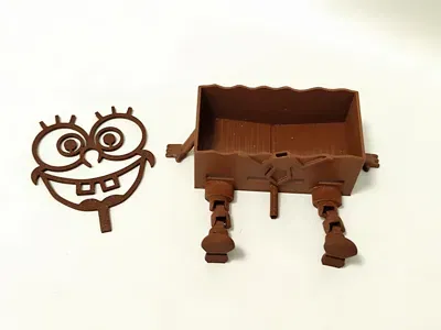 Khay đựng bông rửa chén hình Spongebob kèm ống thoát nước - Image 3