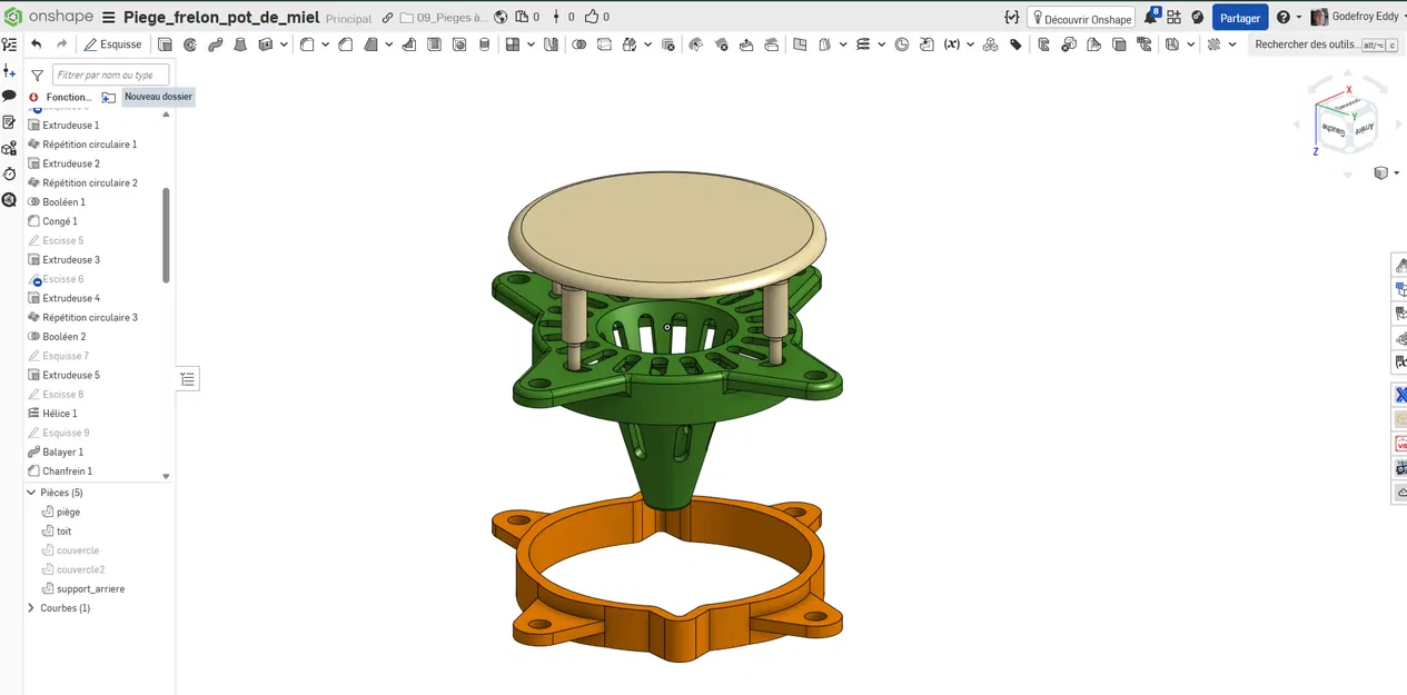 Bẫy Ong Bắp Cày Chọn Lọc Gắn Hũ Mật Ong - Image 1