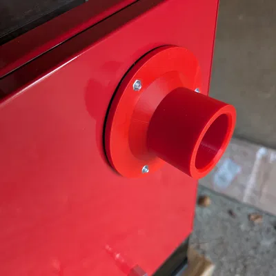 Đầu chuyển hút bụi cho tủ phun cát để bàn