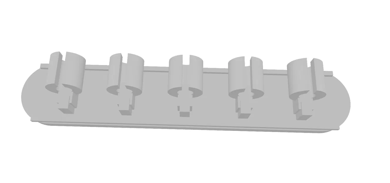 Thanh kẹp giữ dây cáp để bàn (Cable Holder) - Tự in 3D siêu tiện lợi - Image 1