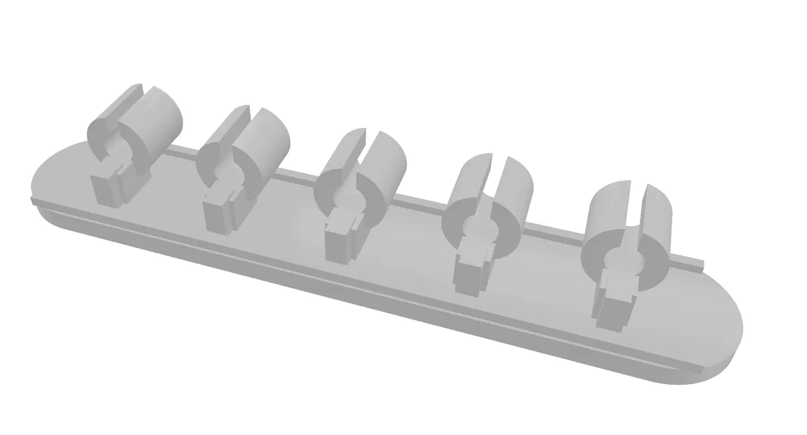 Thanh kẹp giữ dây cáp để bàn (Cable Holder) - Tự in 3D siêu tiện lợi - Image 2