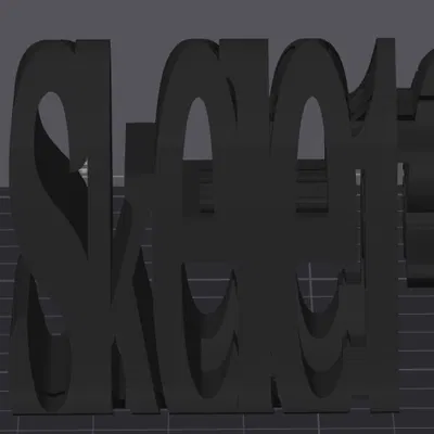 Mô hình Skeletor flip text in 3D cực độc đáo và ấn tượng