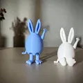 Mô hình thỏ trứng cử động (Articulated Egg Bunny) in 3D cực dễ thương - Thumbnail 3