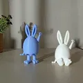 Mô hình thỏ trứng cử động (Articulated Egg Bunny) in 3D cực dễ thương - Thumbnail 4