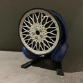 Giá đỡ tai nghe mô hình mâm xe BBS có nhún - Thumbnail 2