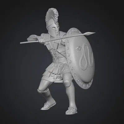 Mô hình chiến binh La Mã (Gladiator) in 3D tinh xảo cho bộ sưu tập