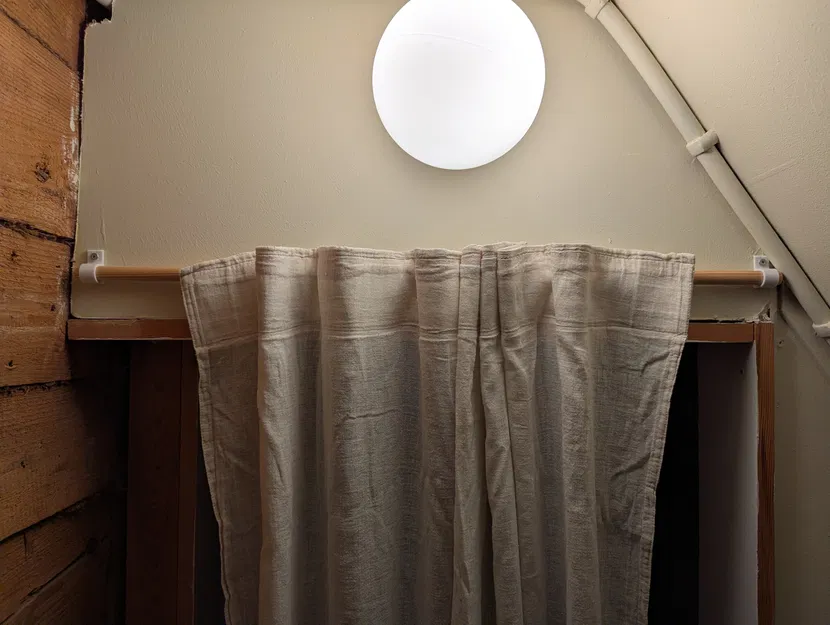 Pat treo tường cho thanh gỗ 15mm - Giải pháp treo rèm tối giản - Image 2