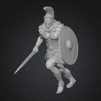 Mô hình chiến binh Legionary of the Red Crest in 3D ấn tượng