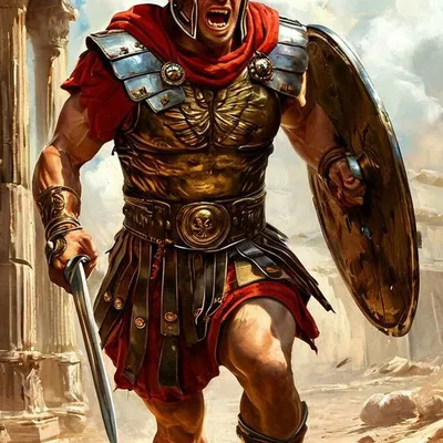 Mô hình chiến binh Legionary of the Red Crest in 3D ấn tượng