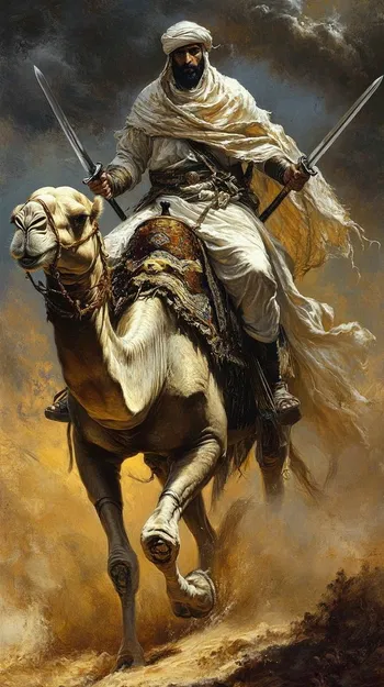 Mô hình 3D Kỵ sĩ sa mạc cưỡi lạc đà (Desert Knight) đầy uy nghiêm - Image 2