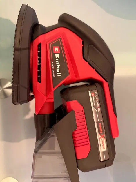 Adapter gắn hộp bụi cho máy chà nhám Einhell TE-OS 18 khi dùng pin 4Ah - Image 1