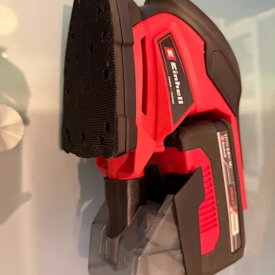 Adapter gắn hộp bụi cho máy chà nhám Einhell TE-OS 18 khi dùng pin 4Ah