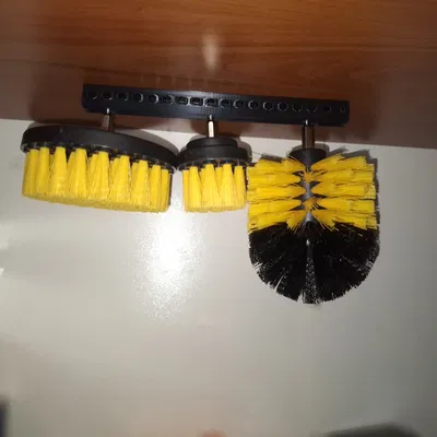 Giá treo đầu chổi vệ sinh máy khoan 6mm gọn gàng, tiện lợi