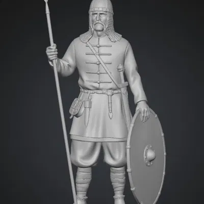 Mô hình chiến binh Nga thế kỷ III chi tiết cho người chơi in 3D