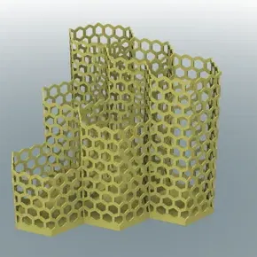 Ống đựng bút họa tiết tổ ong - Honeycomb pen organizer