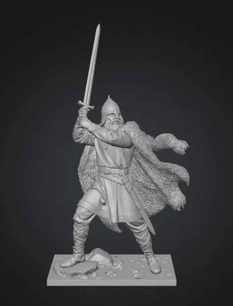 Mô hình chiến binh dũng mãnh - Raising the Sword Among Ruins - Image 1