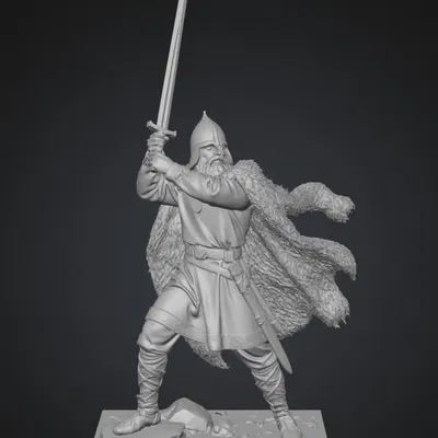 Mô hình chiến binh dũng mãnh - Raising the Sword Among Ruins