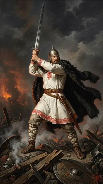 Mô hình chiến binh dũng mãnh - Raising the Sword Among Ruins - Image 2