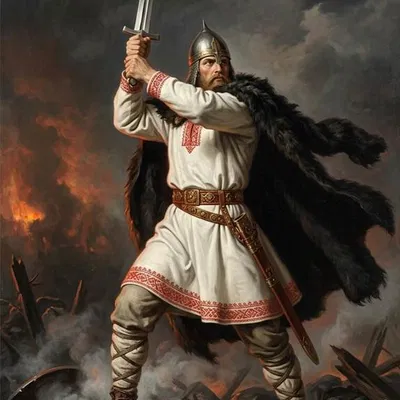 Mô hình chiến binh dũng mãnh - Raising the Sword Among Ruins