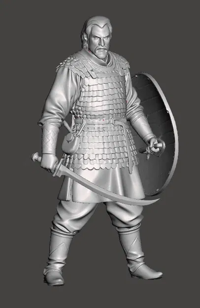 Mô hình 3D Last Stand of the Iron Warlord Chiến binh Sắt Cương Trực - Image 3