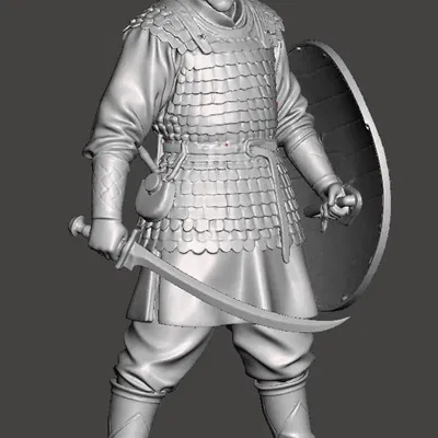 Mô hình 3D Last Stand of the Iron Warlord Chiến binh Sắt Cương Trực