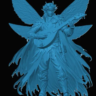 Mô hình Fairy Bard cho game Tabletop