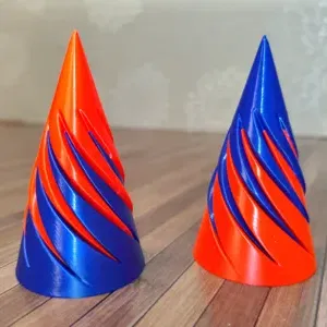 Mô hình đồ chơi Vortex Spiral Tree Fidget in 3D giải trí