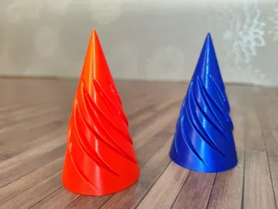 Mô hình đồ chơi Vortex Spiral Tree Fidget in 3D giải trí - Image 3