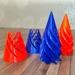 Mô hình đồ chơi Vortex Spiral Tree Fidget in 3D giải trí