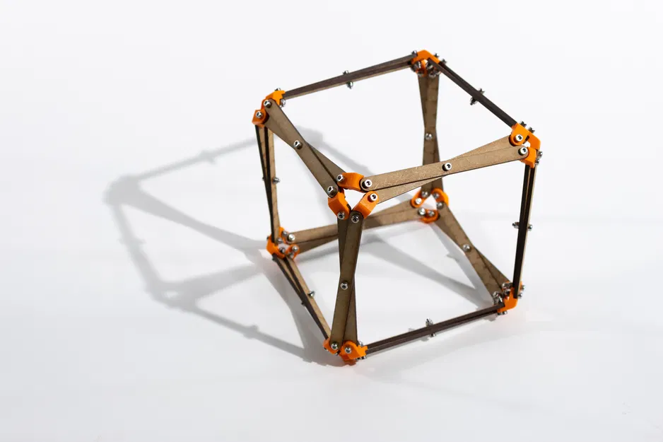Mô hình liên kết biến đổi hình học (Cube/Octahedron Linkage) - Image 1
