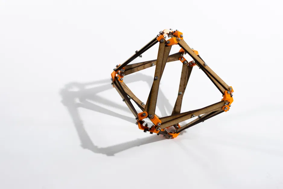 Mô hình liên kết biến đổi hình học (Cube/Octahedron Linkage) - Image 3
