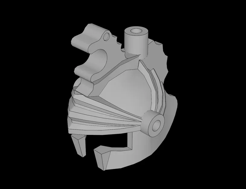 Mũ hiệp sĩ vương miện rồng cho Minifig LEGO in 3D cực chất - Image 1