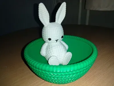 Cute Bunny Bowls - Mô hình khay đựng đồ hình thỏ 3D dễ thương - Image 5