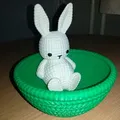 Cute Bunny Bowls - Mô hình khay đựng đồ hình thỏ 3D dễ thương - Thumbnail 5