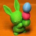 Mô hình thỏ Cute Bunnies in 3D trang trí decor xinh xắn - Thumbnail 3
