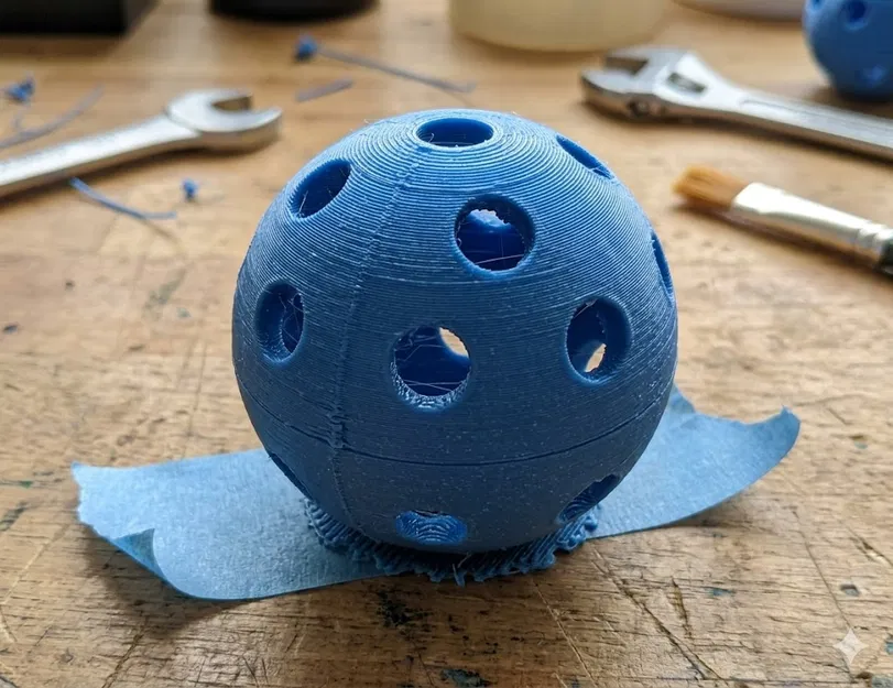 Mô hình quả cầu đồ chơi 3D đục lỗ cho mèo và trẻ em - Image 1