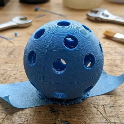 Mô hình quả cầu đồ chơi 3D đục lỗ cho mèo và trẻ em