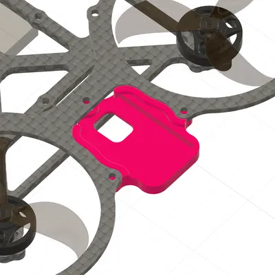 Ngàm gắn GPS và Remote ID bằng TPU dành cho FPV Drone ITSY EVO