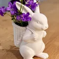 Mô hình chú thỏ đeo giỏ trang trí - In 3D dễ thương cho mùa xuân - Thumbnail 1