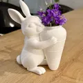 Bình Hoa Hình Củ Cà Rốt Chú Thỏ Phục Sinh - Thumbnail 2