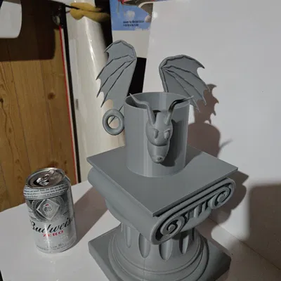 Ống cắm bút và giá giữ lon nước hình Rồng độc đáo cho bàn làm việc