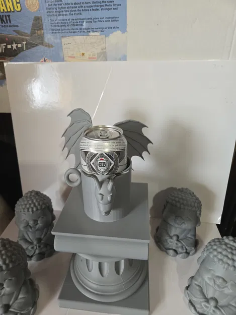 Ống cắm bút và giá giữ lon nước hình Rồng độc đáo cho bàn làm việc - Image 2