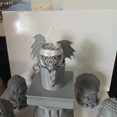 Ống cắm bút và giá giữ lon nước hình Rồng độc đáo cho bàn làm việc